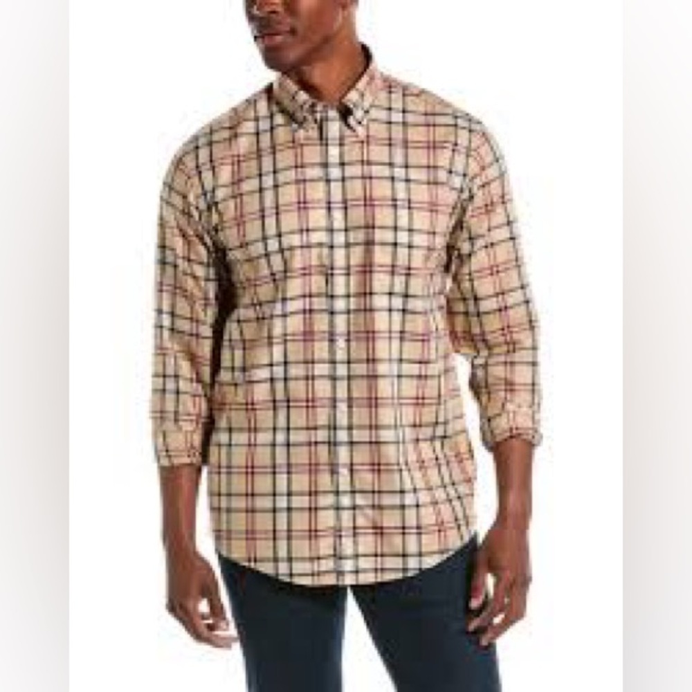 Men’s Brooks Brothers Tartan Plaid Long Sleeve Size Extra Large